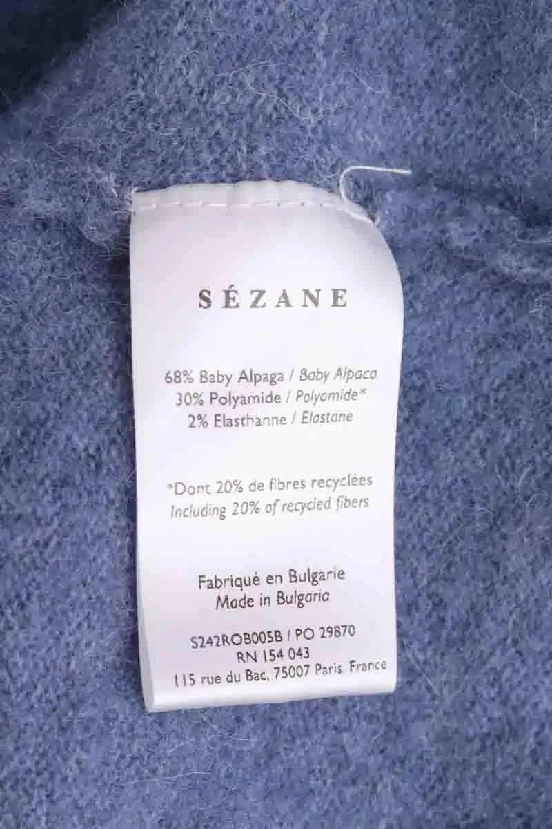 Robe Sézane Bleu en Laine