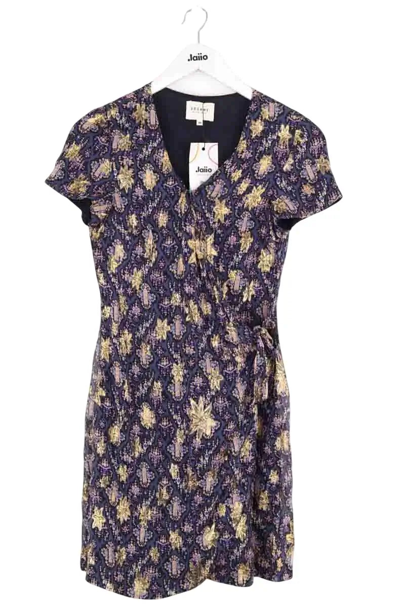 Robe Sézane Bleu en Soie, taille S - Seconde Main