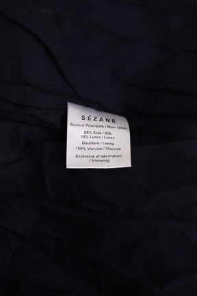 Robe Sézane Bleu en Soie