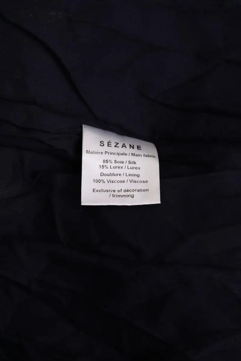 Robe Sézane Bleu en Soie