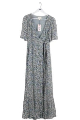 Robe Sézane Bleu en Viscose, taille M - Seconde Main
