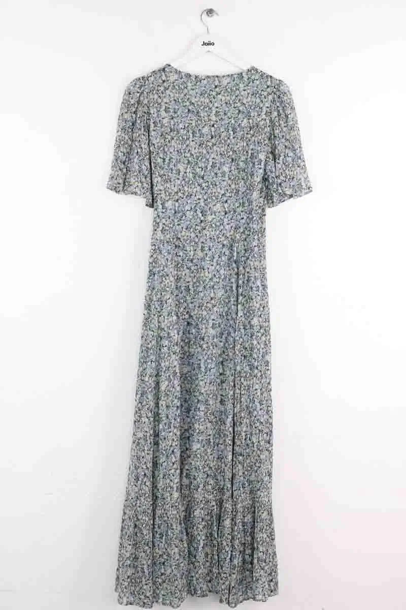 Robe Sézane Bleu en Viscose