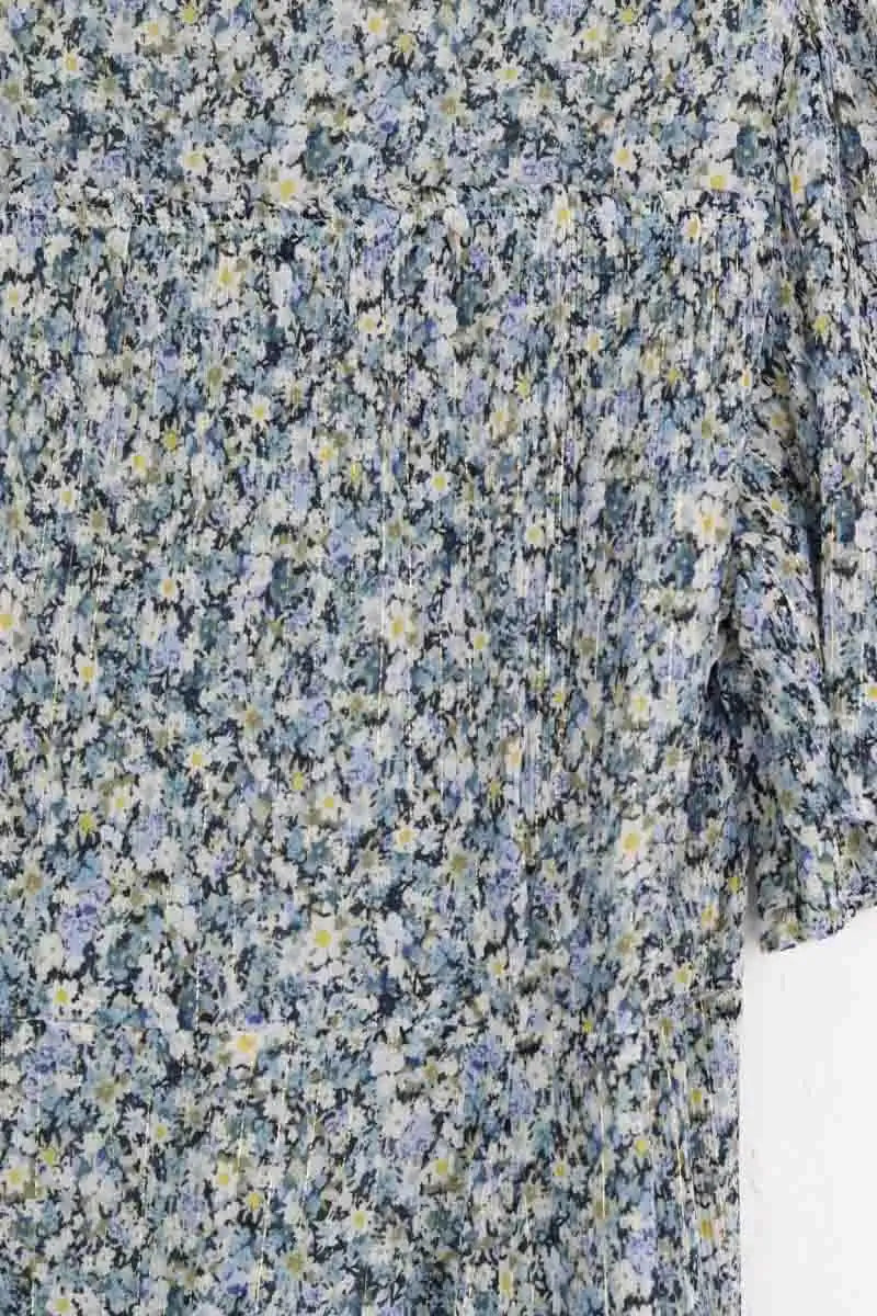 Robe Sézane Bleu en Viscose