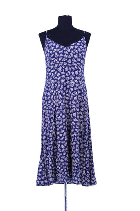 Robe Sézane Bleu en Viscose, taille S - Seconde Main