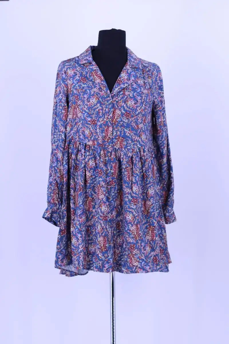 Robe Sézane Bleu en Viscose