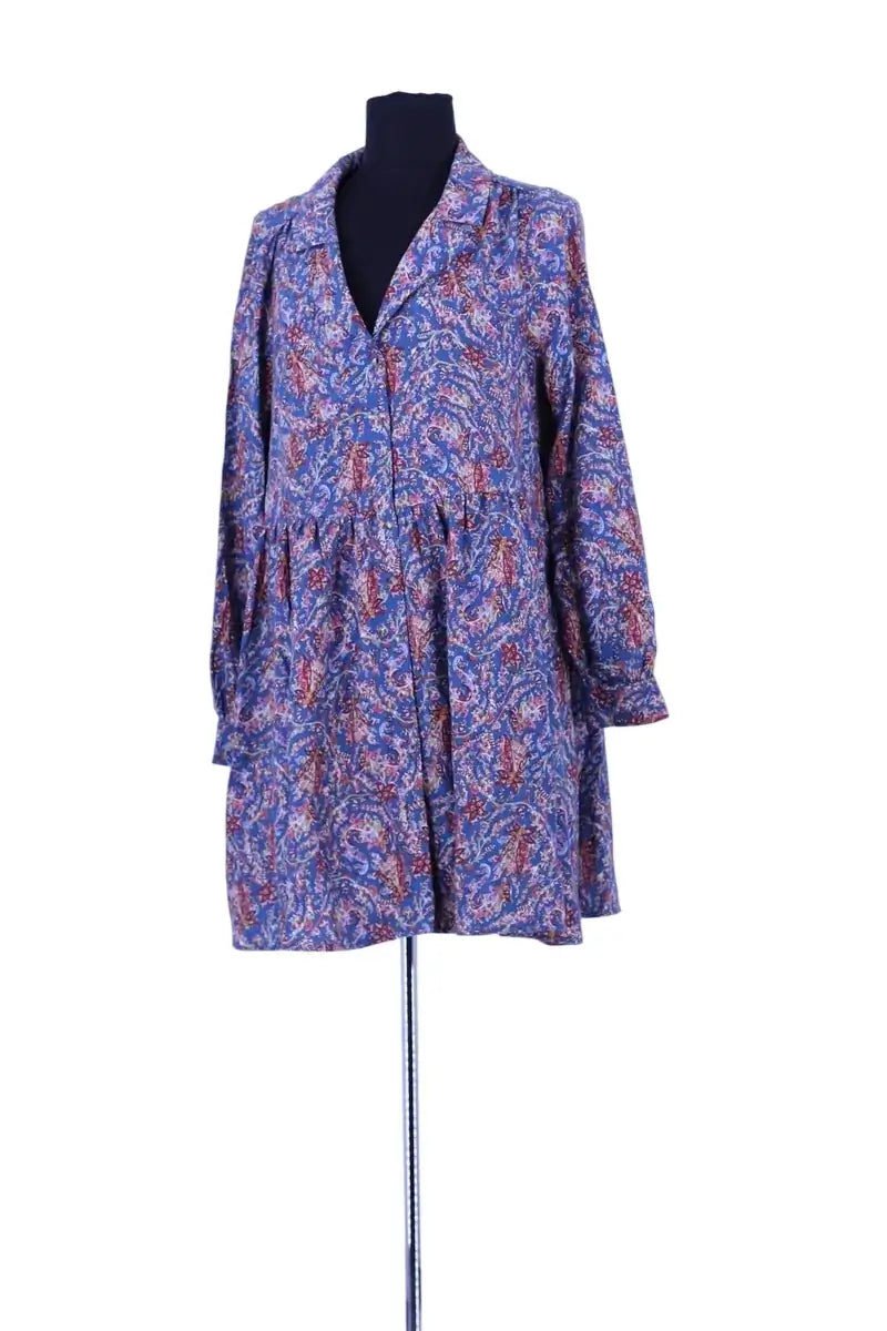 Robe Sézane Bleu en Viscose, taille XL - Seconde Main