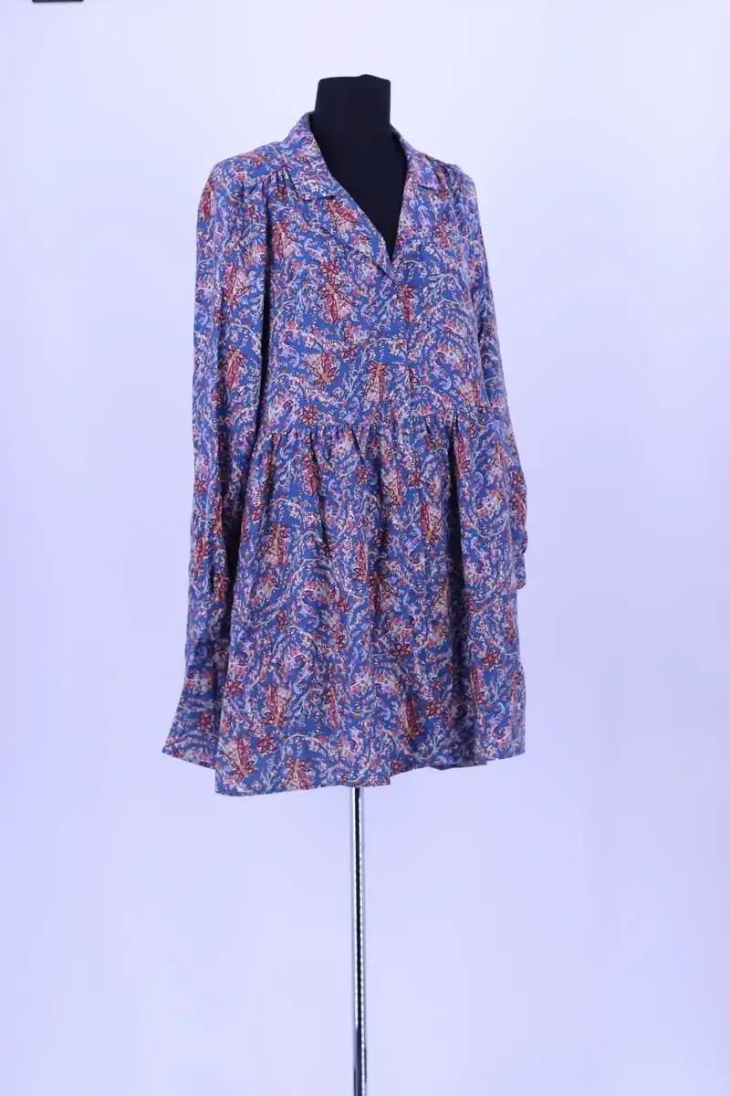 Robe Sézane Bleu en Viscose
