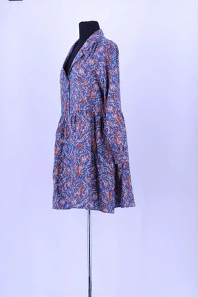 Robe Sézane Bleu en Viscose