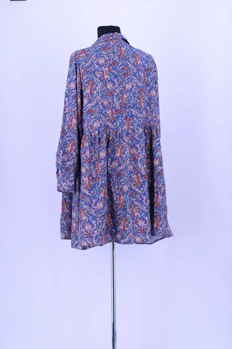 Robe Sézane Bleu en Viscose
