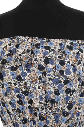 Robe Sézane Bleu en Viscose