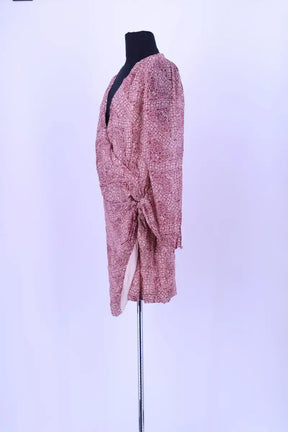 Robe Sézane Bordeaux en Viscose