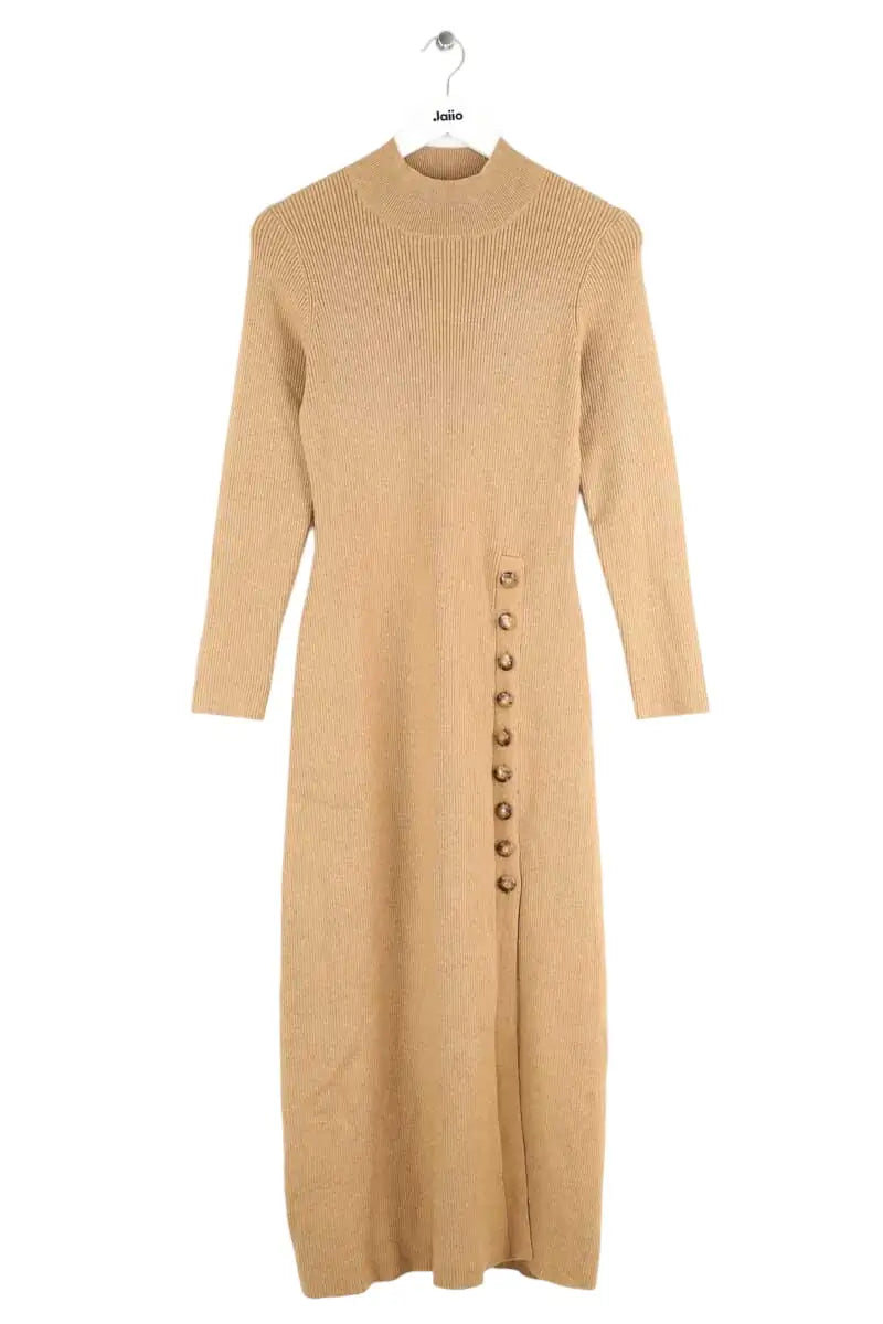 Robe Sézane Camel en Laine, taille L - Seconde Main