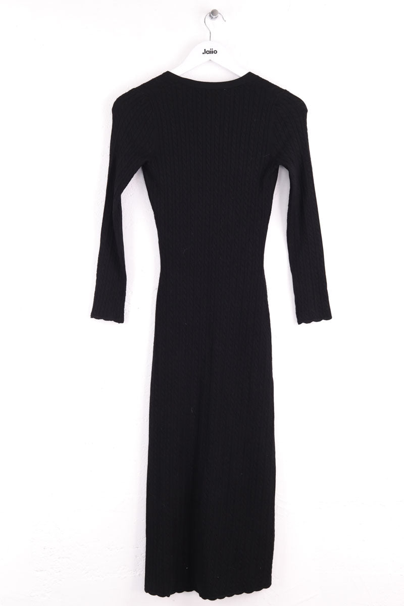 Robe Sézane Charlie Noir en Viscose
