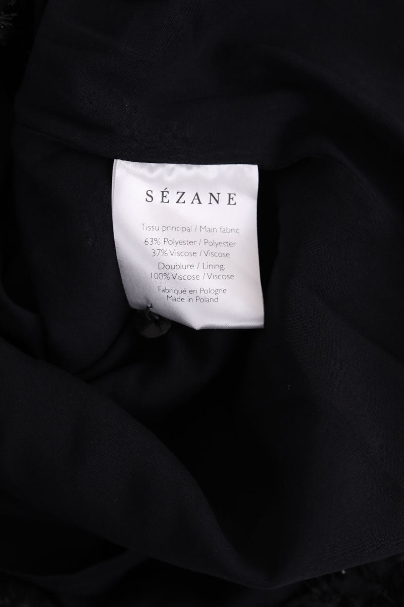 Robe Sézane Coryç Noir en Synthétique