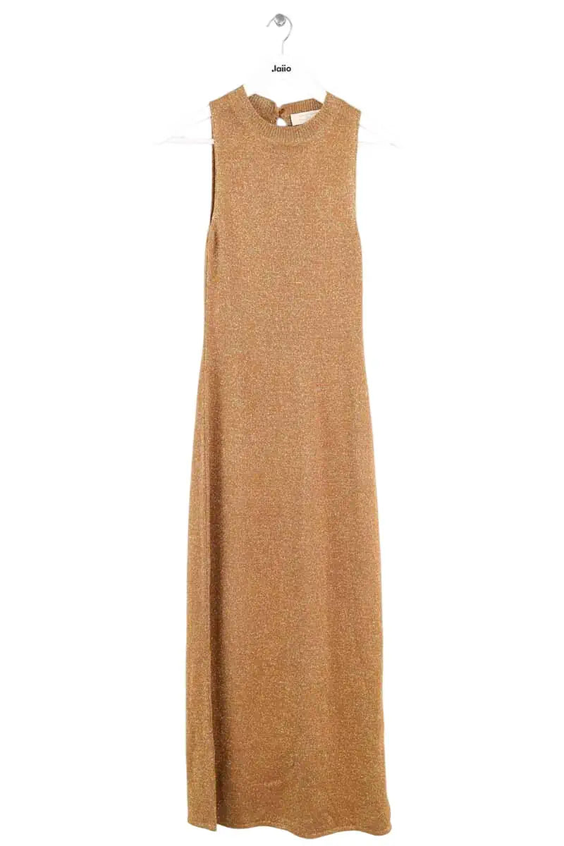 Robe Sézane Doré en Viscose, taille S - Seconde Main