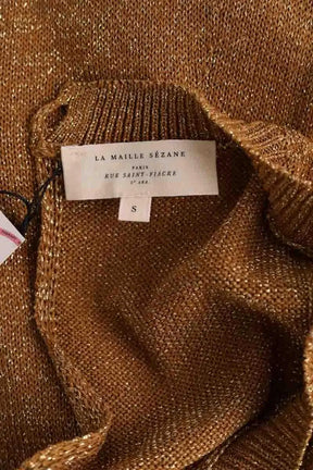 Robe Sézane Doré en Viscose