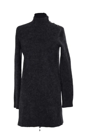 Robe Sézane Gris en Laine, taille S - Seconde Main