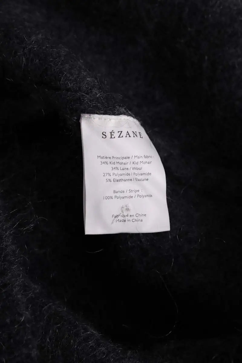 Robe Sézane Gris en Laine