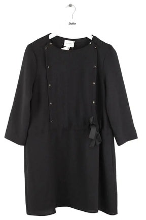 Robe Sézane Irina Noir en Synthétique, taille L - Seconde Main