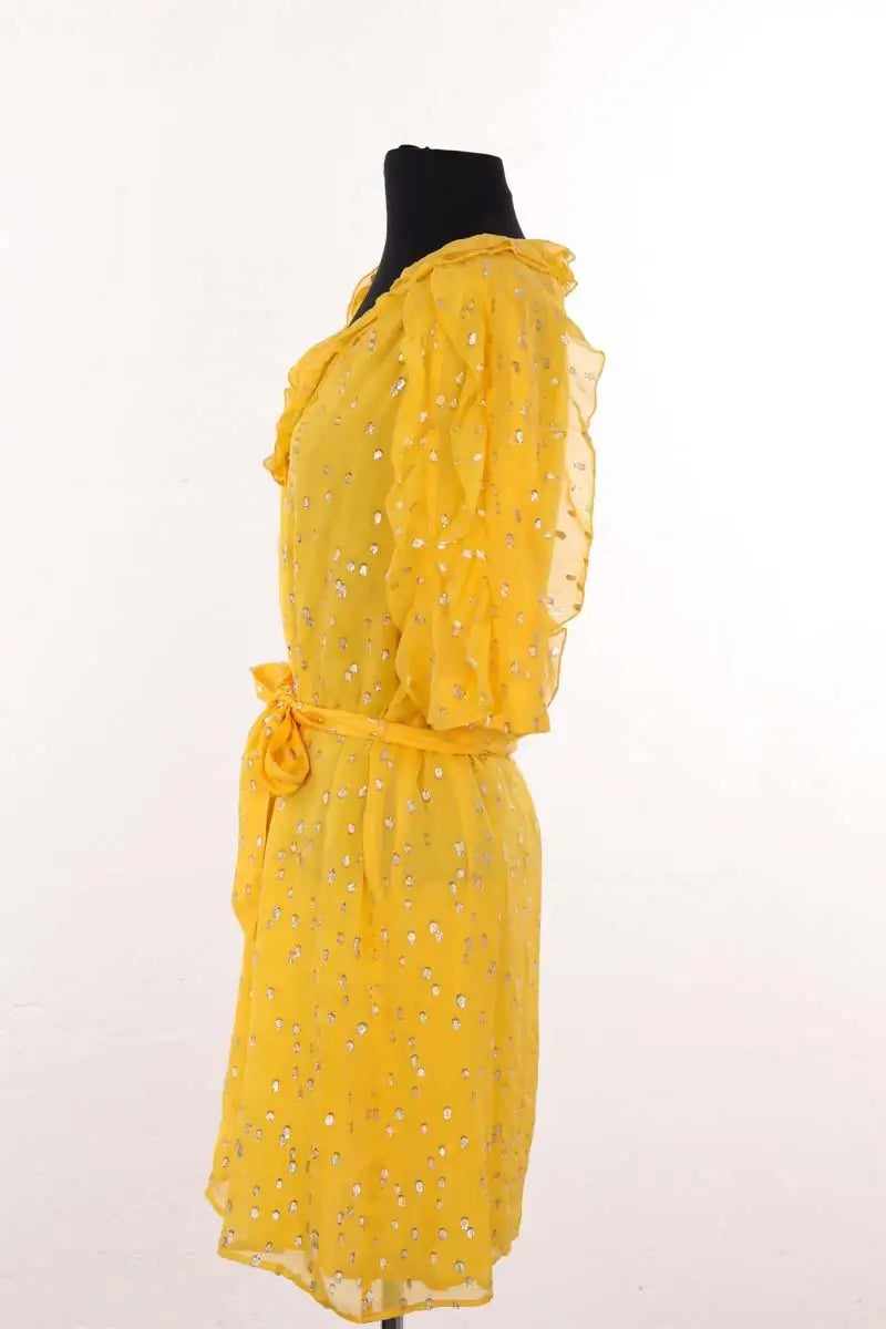 Robe Sézane Jaune en Coton