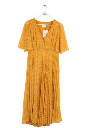 Robe Sézane Jaune en Synthétique, taille L - Seconde Main