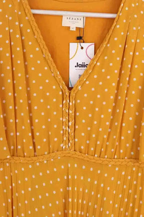Robe Sézane Jaune en Synthétique