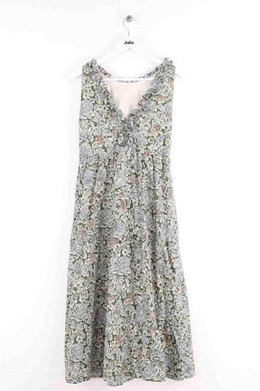 Robe Sézane Josia imprime jaidhpur Kaki en Coton