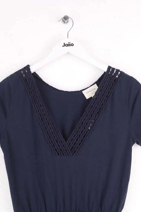 Robe Sézane Marine en Coton