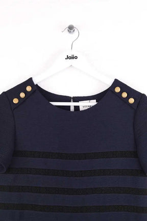 Robe Sézane Marine en Synthétique