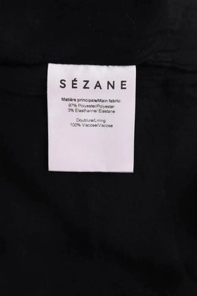 Robe Sézane Marine en Synthétique