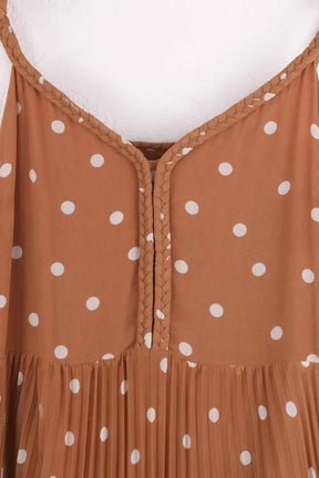 Robe Sézane Marron en Synthétique