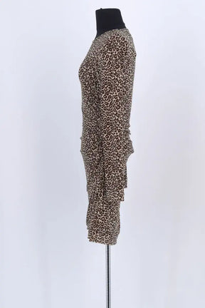 Robe Sézane Marron en Synthétique