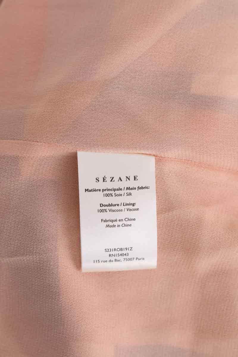 Robe Sézane Multicolore en Soie