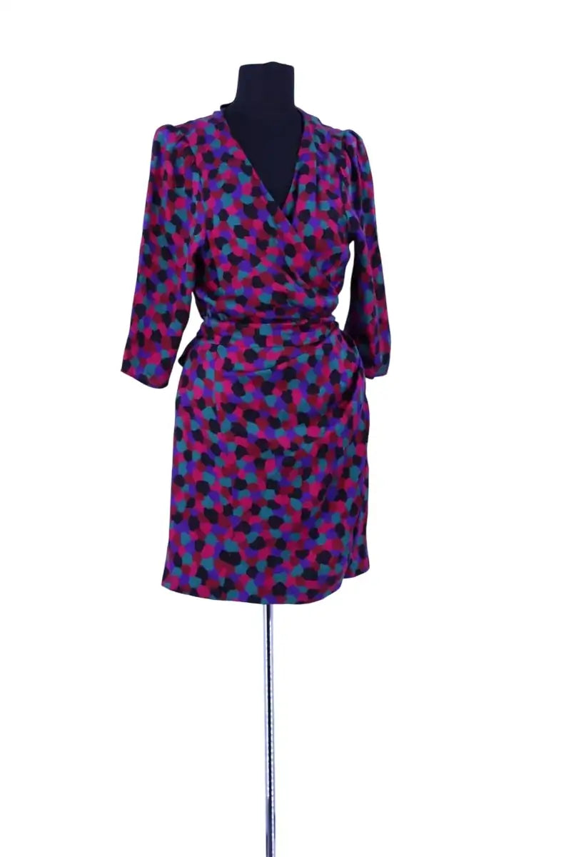 Robe Sézane Multicolore en Soie, taille XXL - Seconde Main