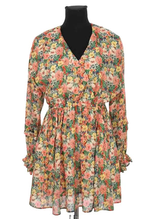 Robe Sézane Multicolore en Synthétique, taille S - Seconde Main