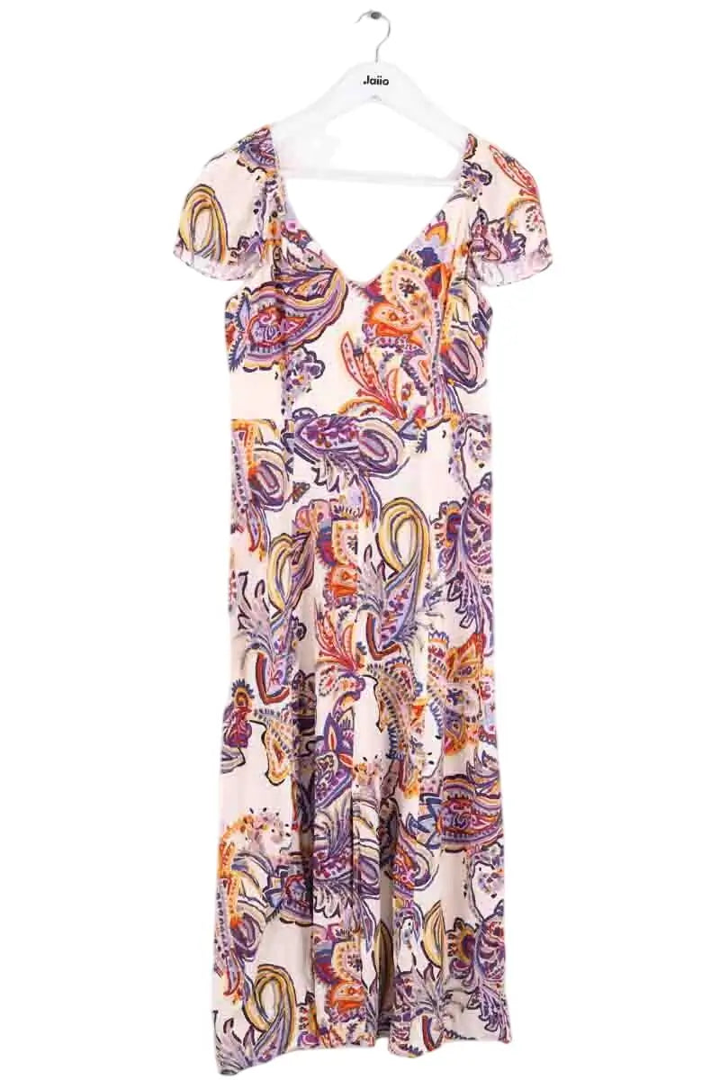 Robe Sézane Multicolore en Viscose, taille M - Seconde Main