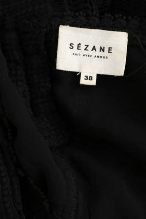 Robe Sézane Noir en Coton