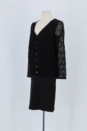 Robe Sézane Noir en Coton