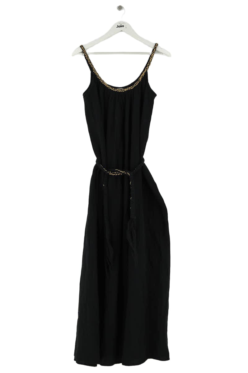 Robe Sézane Noir en Coton, taille M - Seconde Main