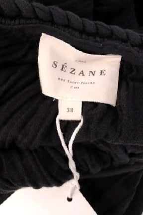 Robe Sézane Noir en Coton