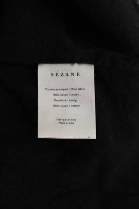 Robe Sézane Noir en Coton
