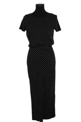 Robe Sézane Noir en Coton, taille S - Seconde Main