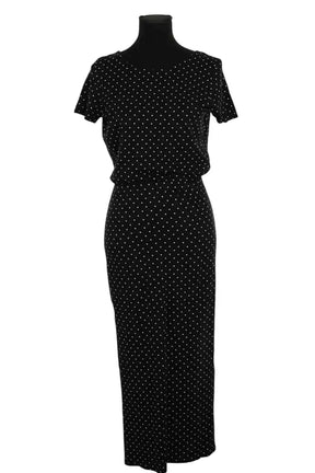 Robe Sézane Noir en Coton, taille S - Seconde Main
