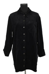 Robe Sézane Noir en Coton, taille XS - Seconde Main
