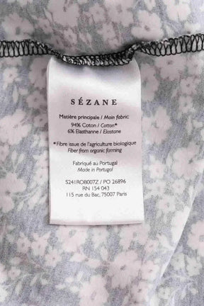 Robe Sézane Noir en Coton