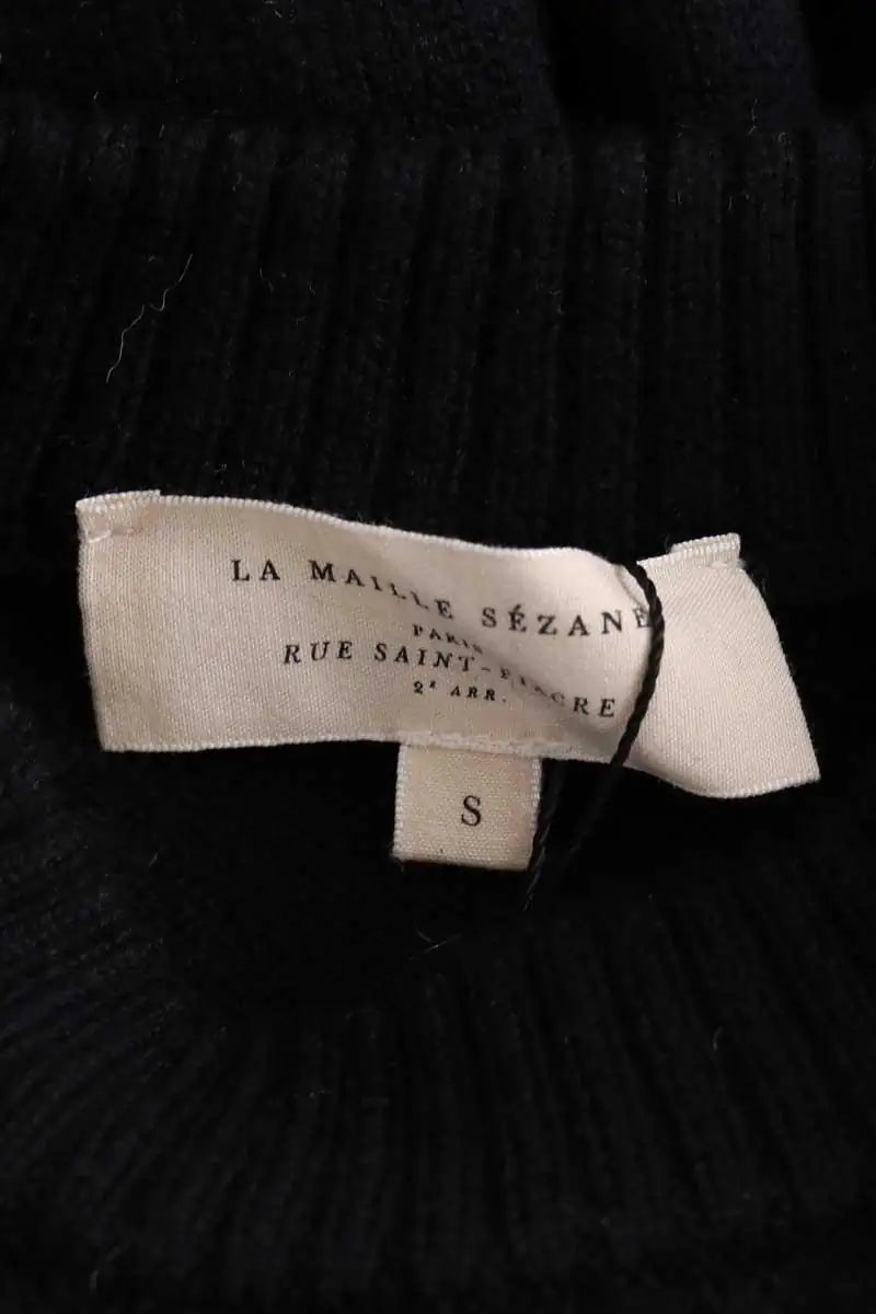 Robe Sézane Noir en Laine