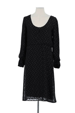 Robe Sézane Noir en Polyester, taille S - Seconde Main