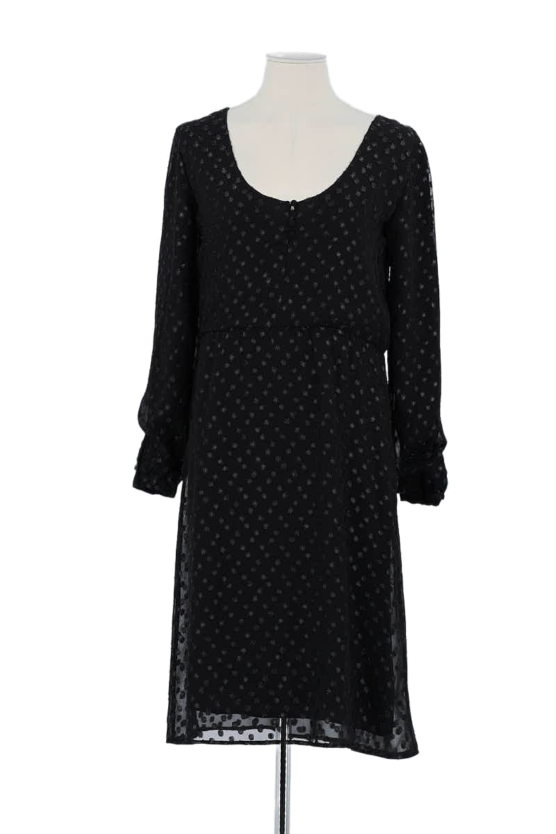 Robe Sézane Noir en Polyester, taille S - Seconde Main