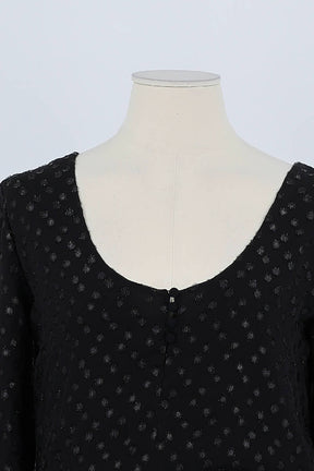 Robe Sézane Noir en Polyester