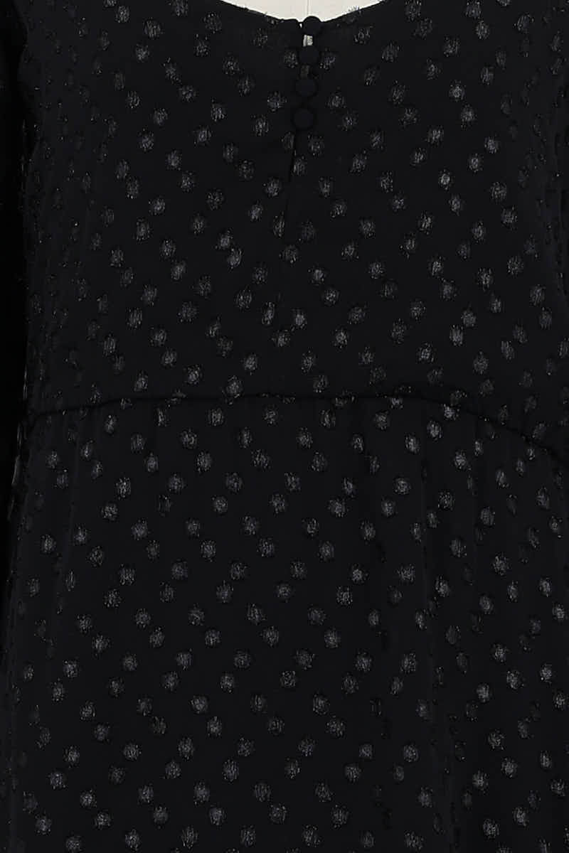 Robe Sézane Noir en Polyester